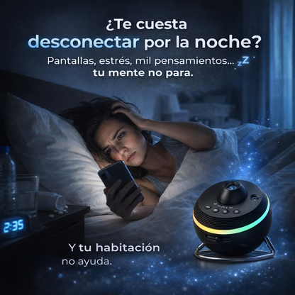 Luz Nocturna Con Proyector De Galaxia