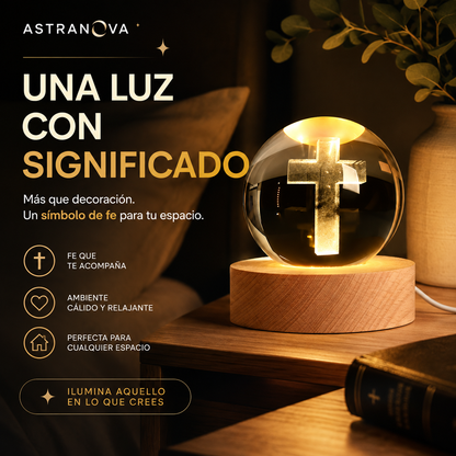 Lámpara Religiosa De Cristal 3D