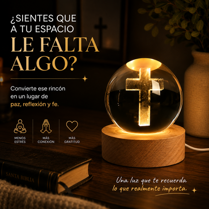 Lámpara Religiosa De Cristal 3D