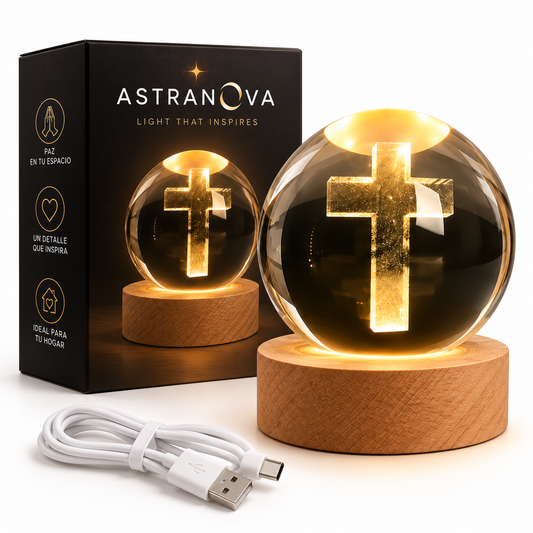 Lámpara Religiosa De Cristal 3D