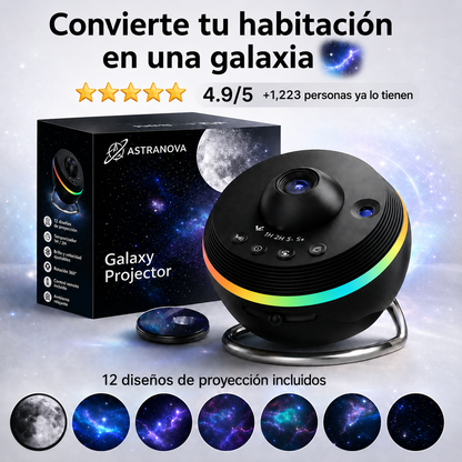 Luz Nocturna Con Proyector De Galaxia